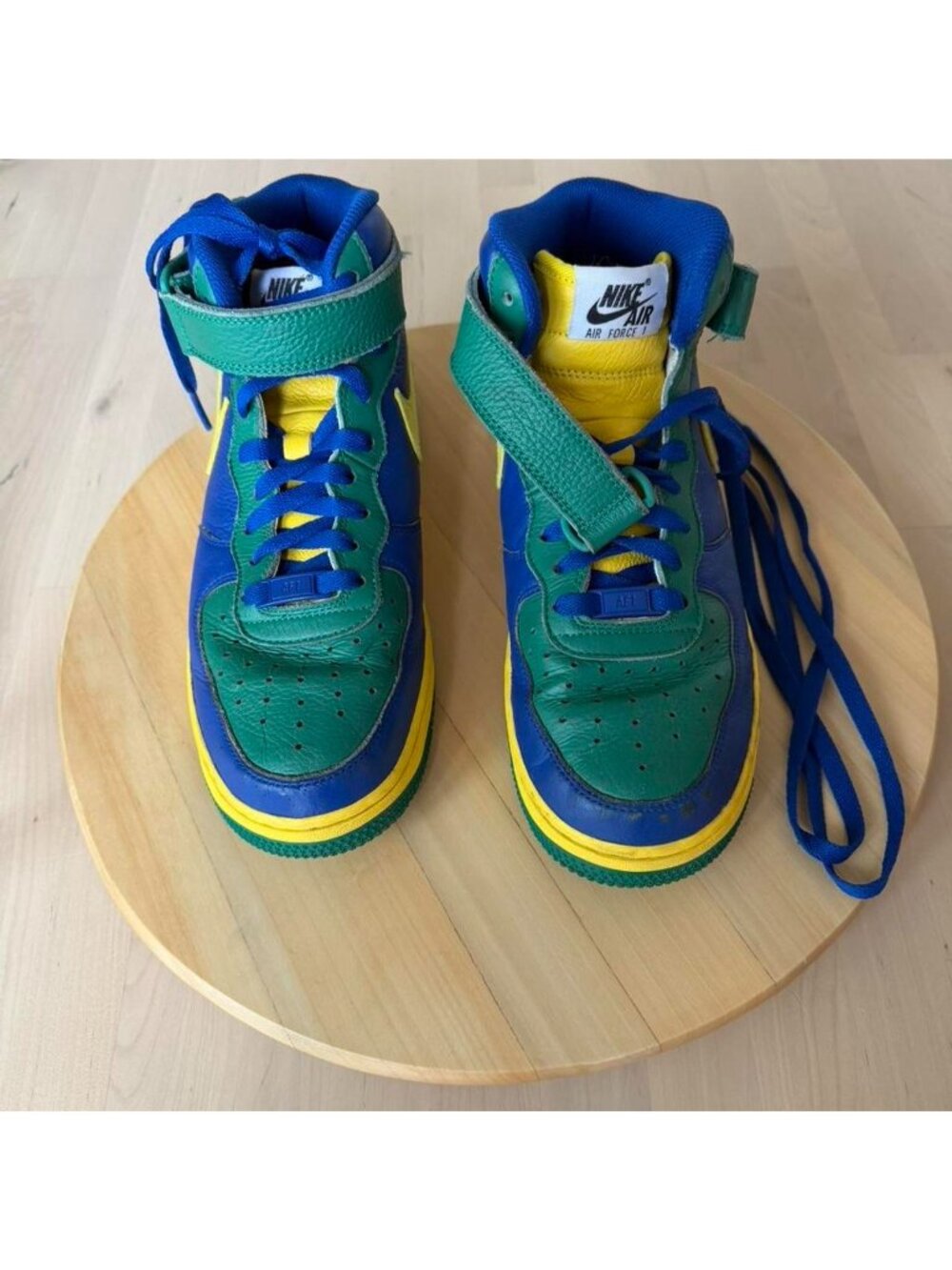 Nike Air Force 1 Mid Premium Brazil World Cup 2006 sneakers